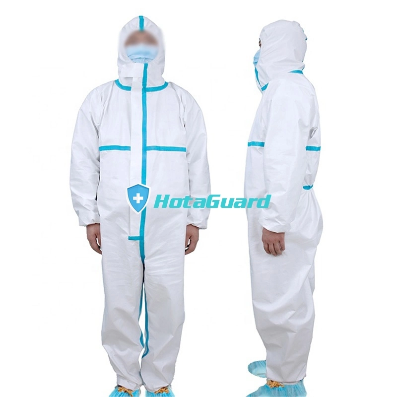 Professional Manufacture Disposable Medical Overall Protective Clothing for Hospital Virus Isolation