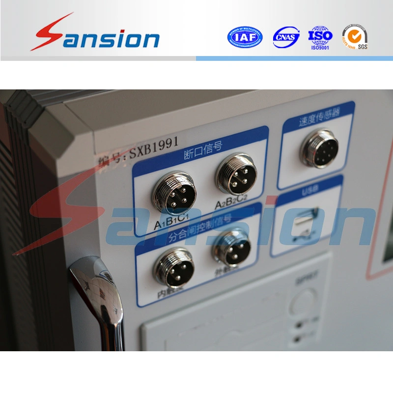 Probador de disyuntor de alto voltaje / dispositivo analizador de interruptor Switchgear Equipo