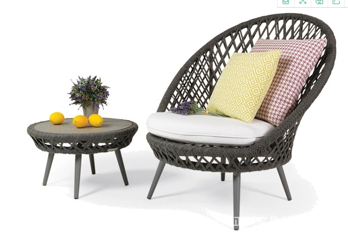Modern High Bed Chaise Lounge Chair Outdoor Garden Chair Wicker Rattan Patio Furniture