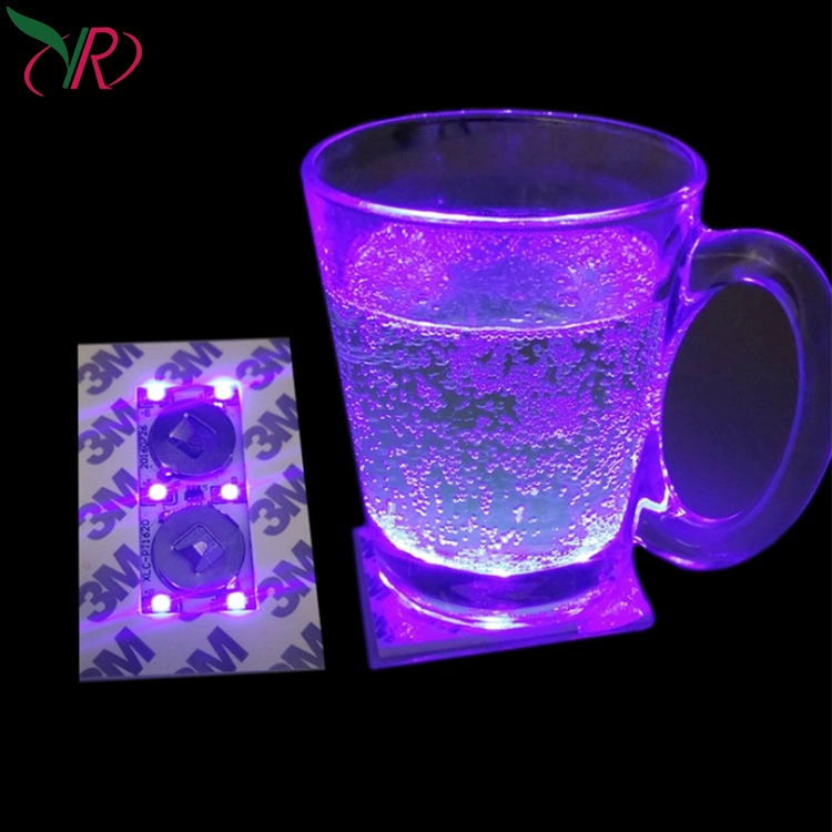 New Arrivals 5cm LED Glow Flash Sticker for Bottle