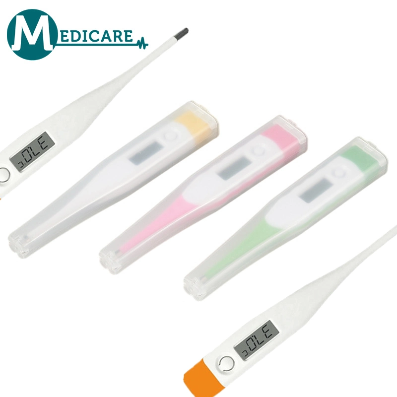 Medical Clinical Approval Thermometer Flexible Spitze Baby Tragbare Digitale Thermometer LCD Cartoon Tierdesign