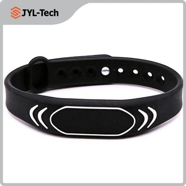 Water Park Waterproof Adjustable Rubber Bracelet MIFARE Classic 1K NFC RFID Silicone Wristband