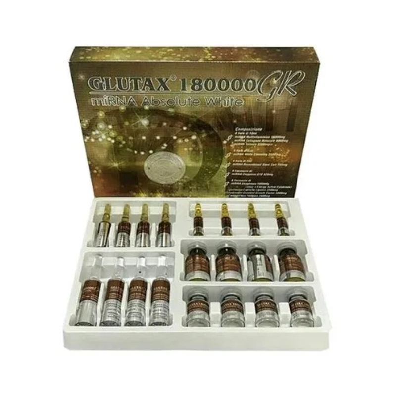 GluTAX 75gx GluTAX 1 800 000GS GluTAX 360 0000 GS Glutax 750 000 Gswhiteing Продукты ДНК клетки ревитируя процесс глутатиона Капельное введение