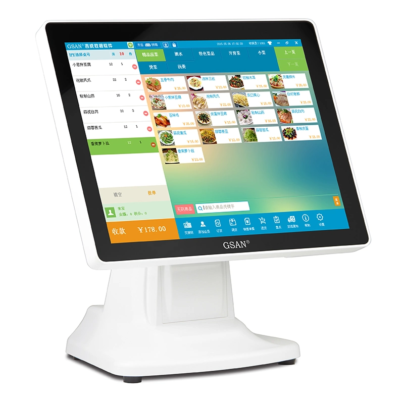 Sistema Windows Touch POS de 15 pulgadas, todo en uno POS Terminal