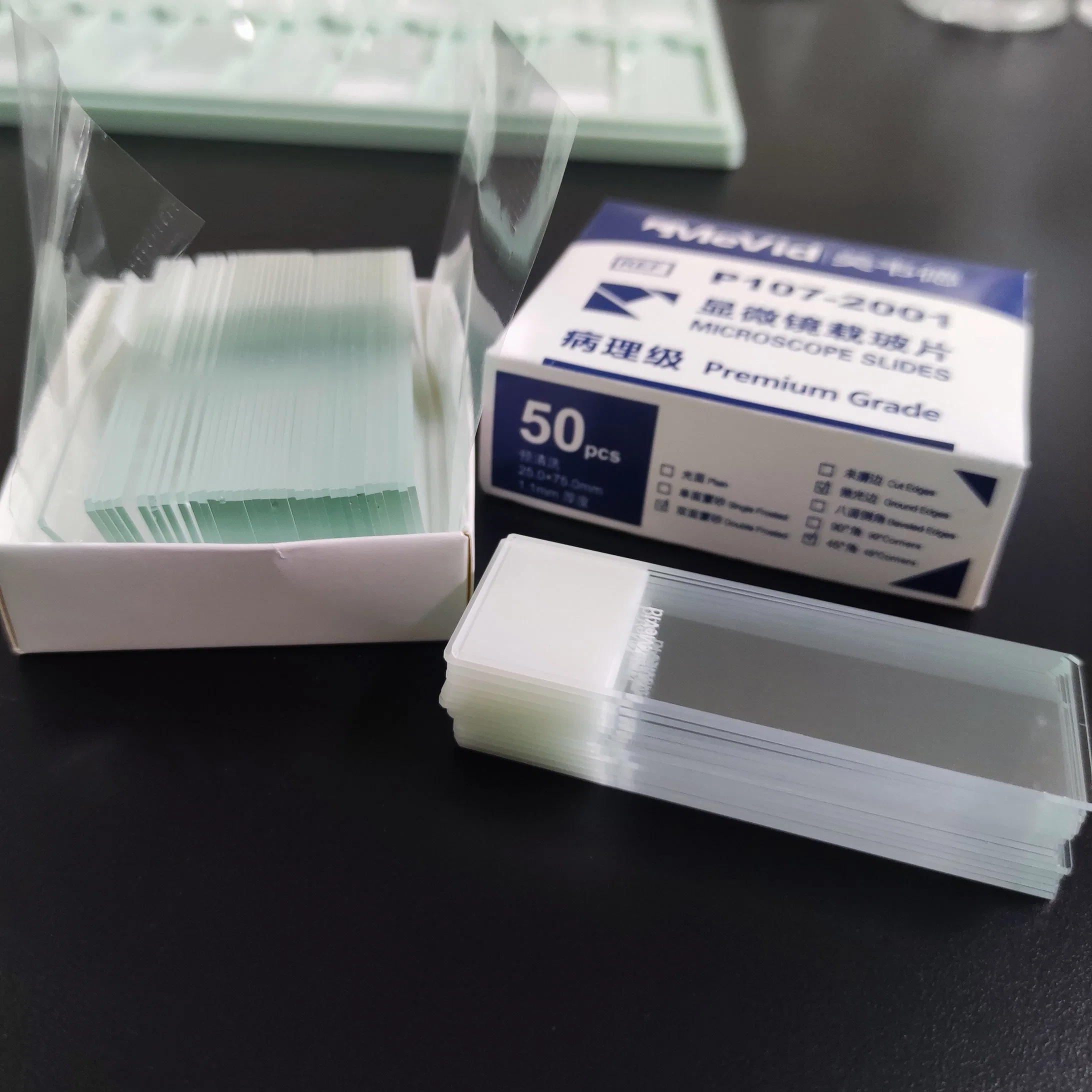 High-Quality Lab Glass 107 Double Frosted Slide for Lab Use