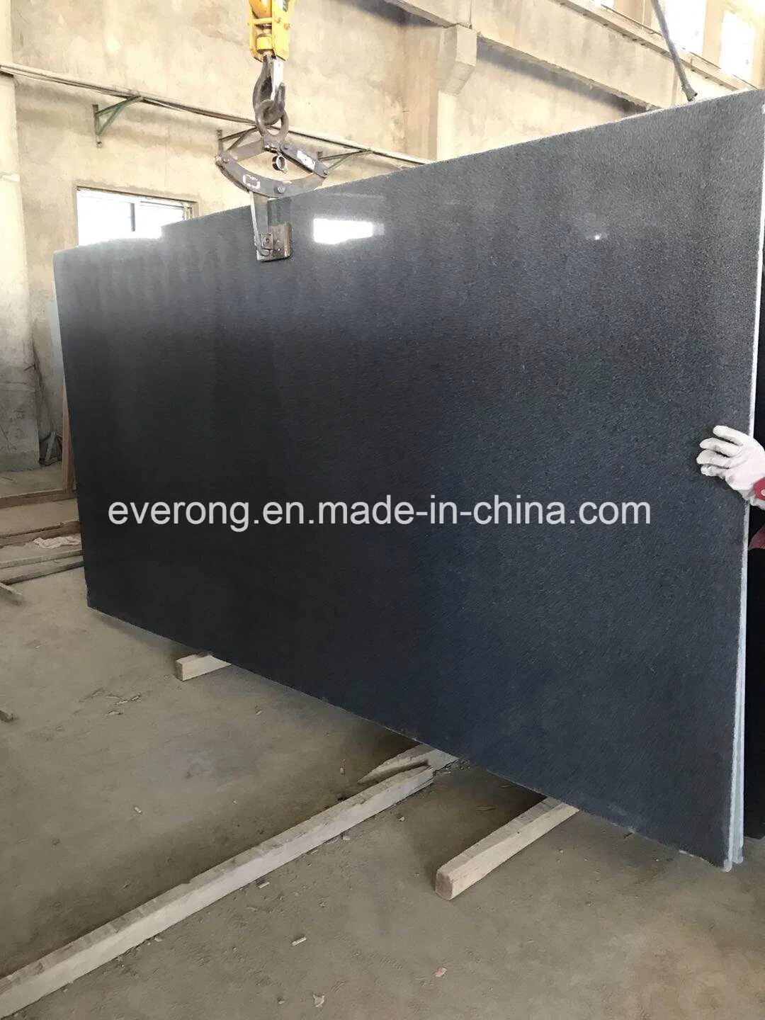 China Big Grain Impala Black G654 Padang Granite Slabs