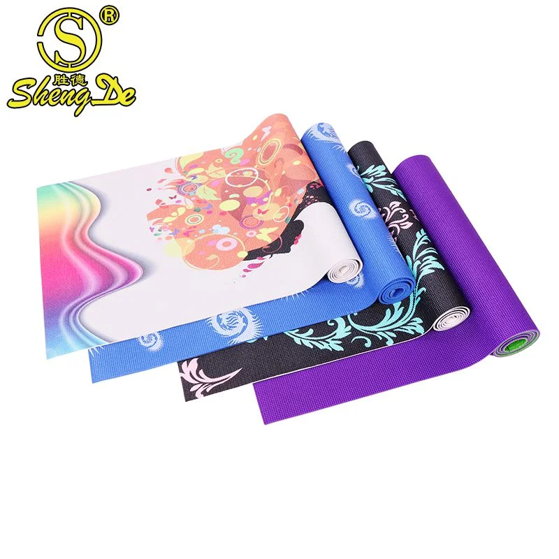 Fitness Wholesale/Supplier Sport Eco-Friendly Printing Gym PVC Foam Yoga Mat