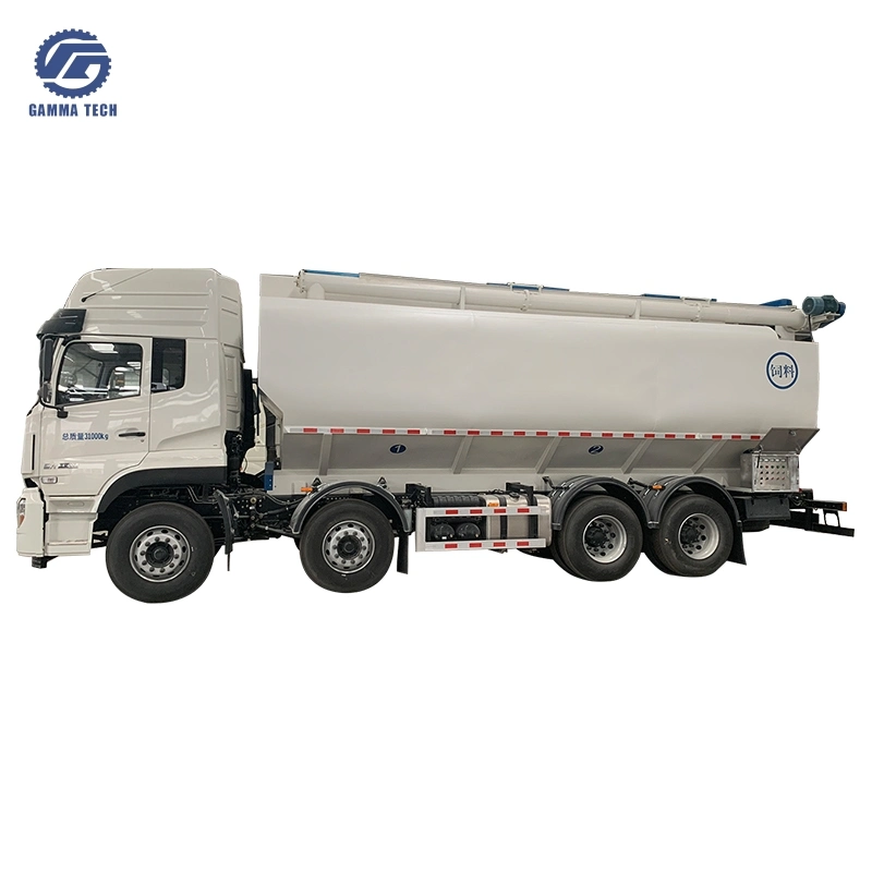 3 Achsen 50 Tonnen Bulk Zement Tank Pulver Semi Trailer Weizenmehl LKW-LKW-LKW-Tank für Futtertransport