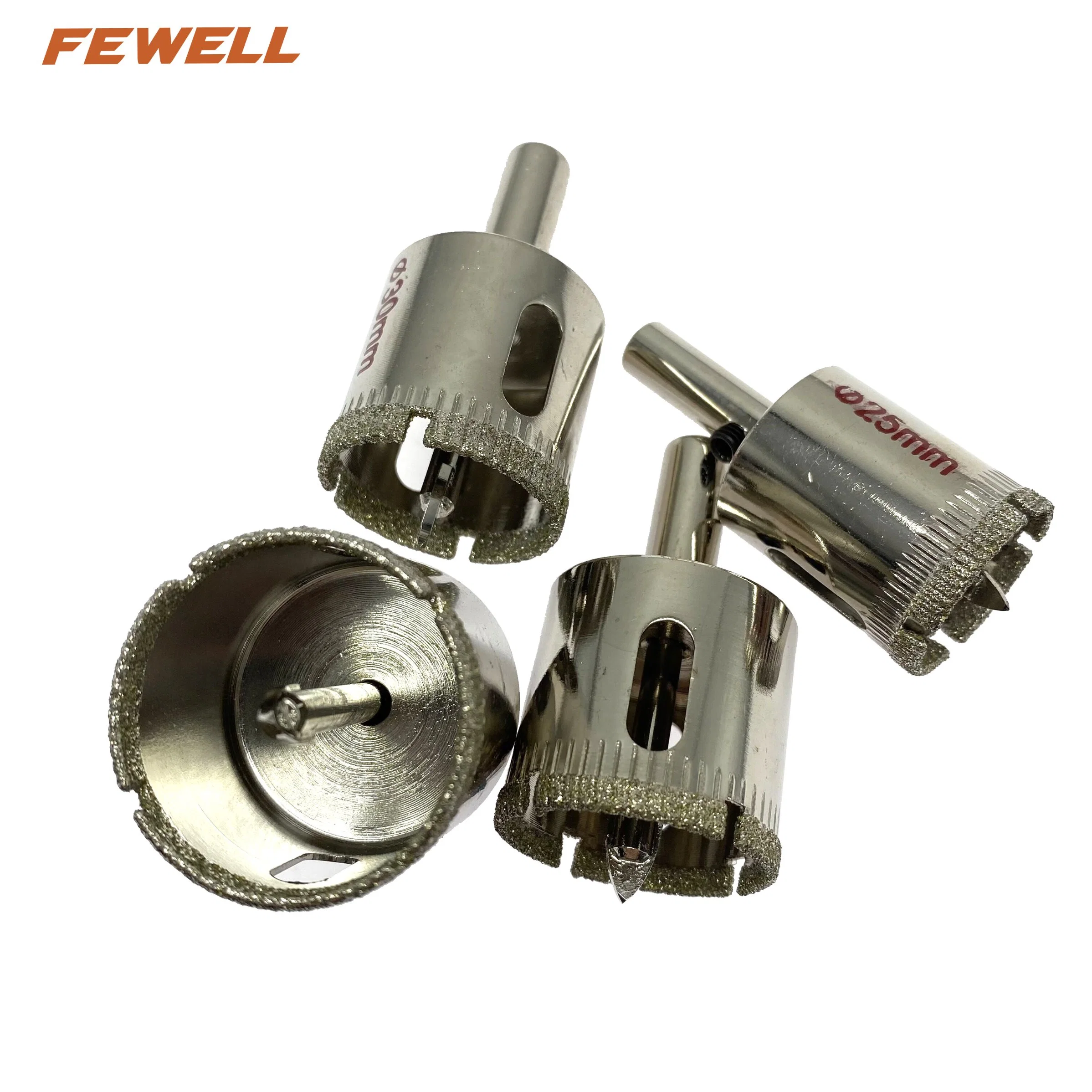 Electroplated Diamond Positioning Core Drill Bits Glass Hole Saw 60mm for Marble Granite Tiles