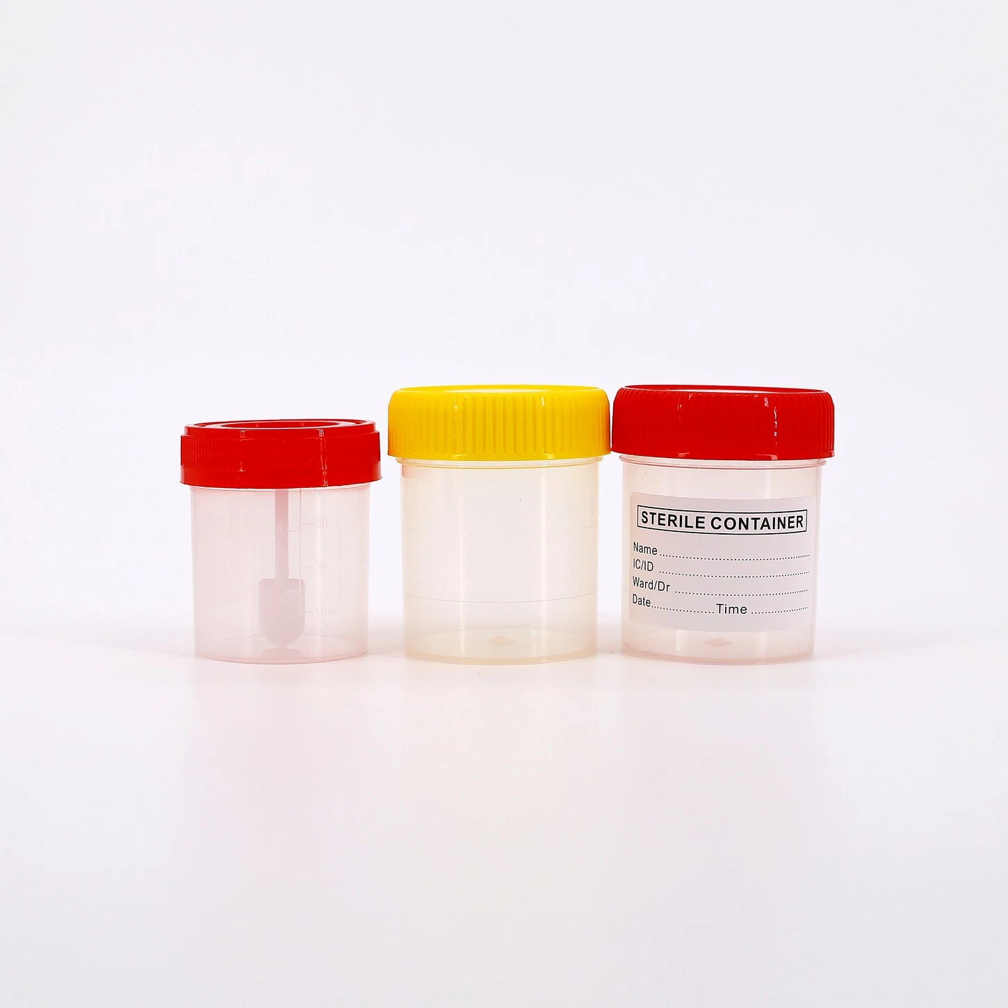 Disposable Universal PP/ PS Medical Supply Urine Sample Collection Container / Cup with Label