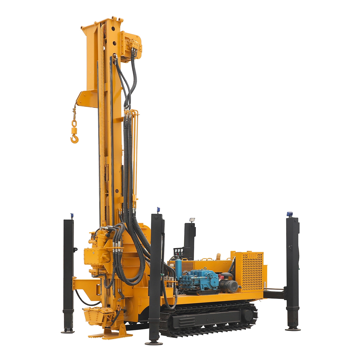 High Quality Portable Full Automatic Hydraulic Exploration Core Water حفر الآبار Rig