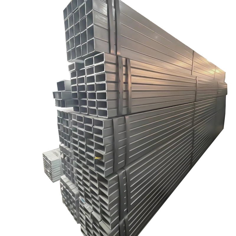 Tubo de aço de secção oca quadrada e rectangular galvanizado a quente E tubo para o edifício