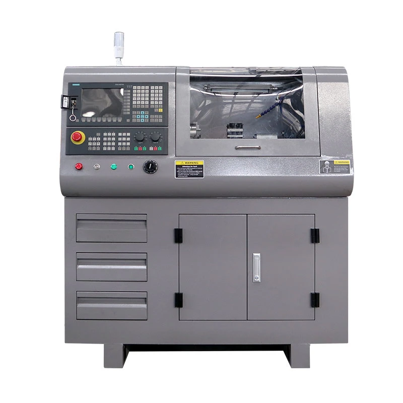 CNC lathe machine CNC210 cnc lathe for educational and hobby