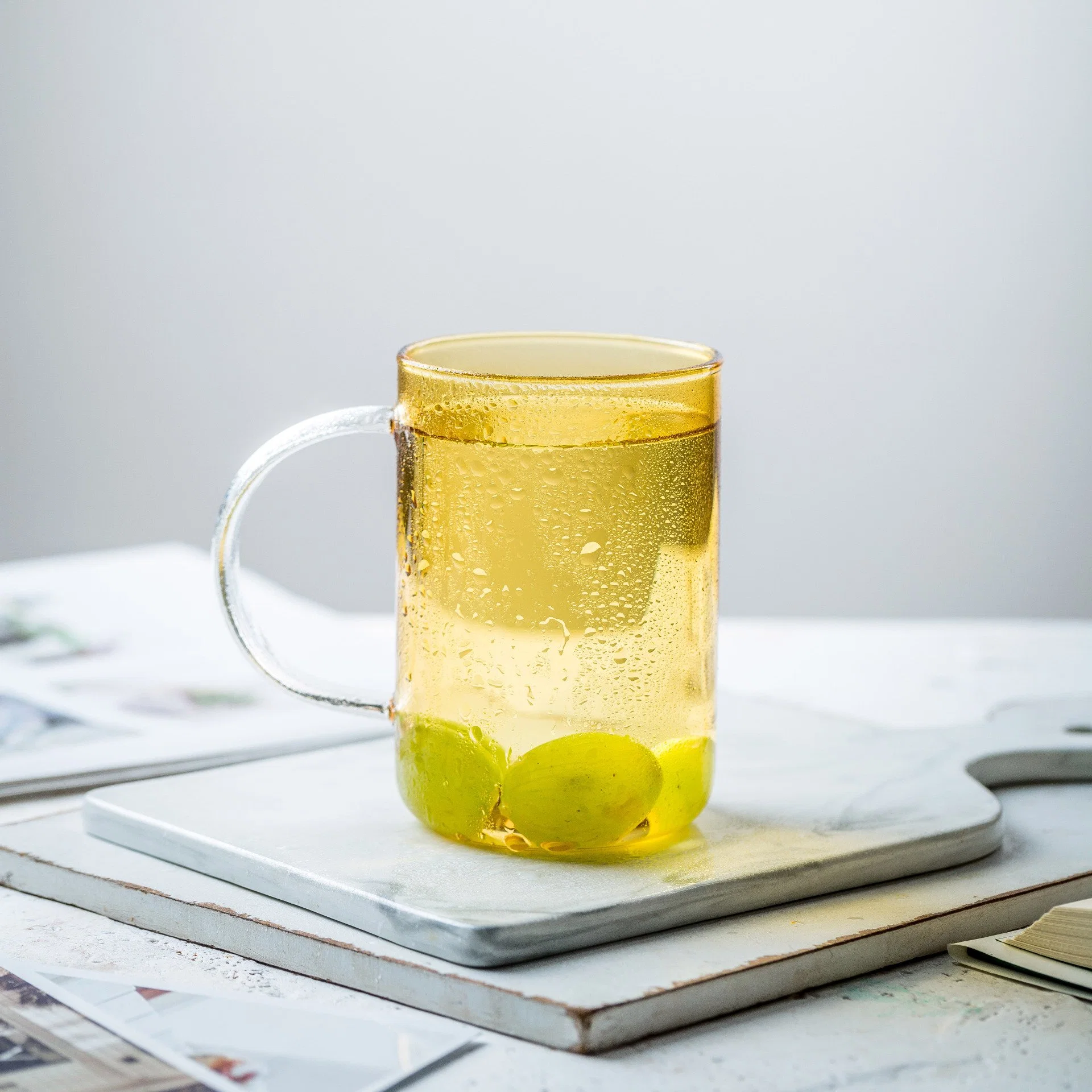 300ml 400ml de lait de consommation à double paroi en verre de café tasse de thé