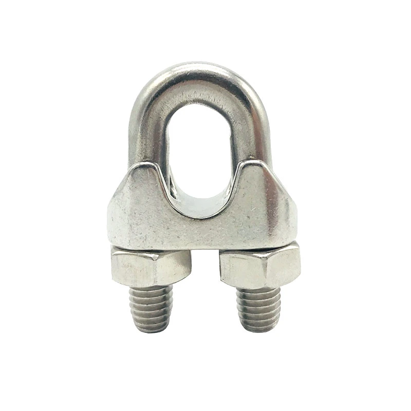 High Polished DIN741 Wire Rope Clip Rigging Hardware Fittings