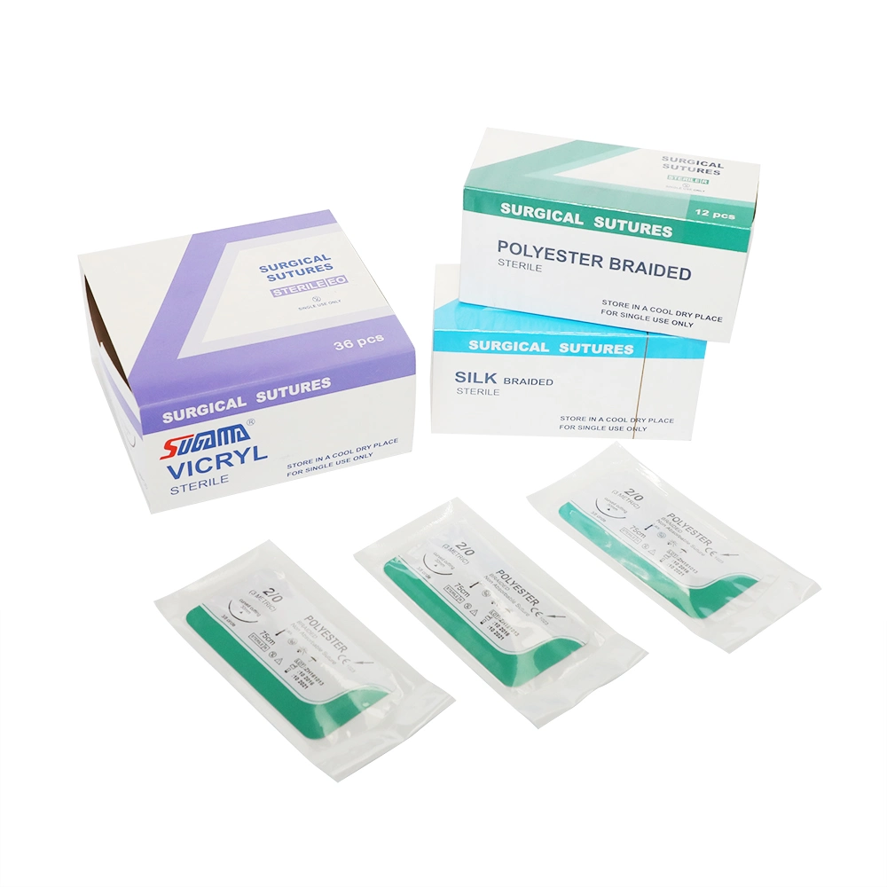 Surgical Sterilized PGA Polyglycolic Acid Sutures