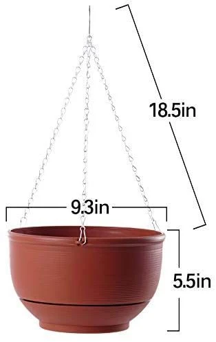 Maceta de flores plantadora colgante con base desmontable Para Home Garden Outdoor Bl17469