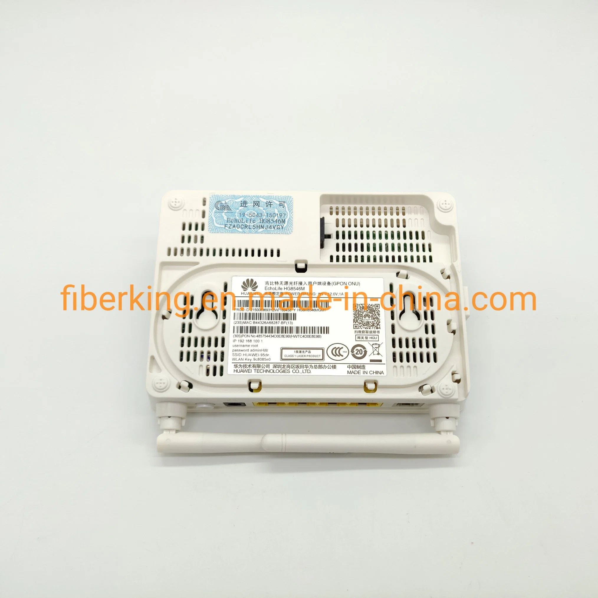 البرنامج الثابت للغة الإنجليزية لموجه مودم HUAWEI ONU Hg8546m FTTH Router Hg8546m من Huawei