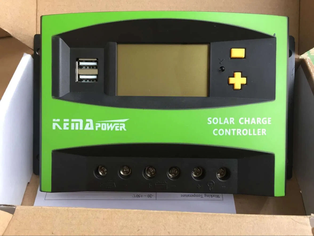 50AMP PWM LCD Solar Controller with Time and Light Control