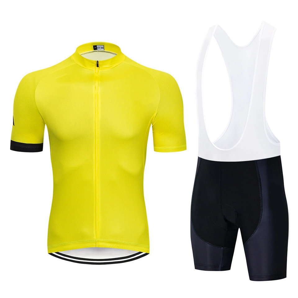 China Quick Dry Sublimation Printing Solid Color Cycling Uniform Cycling Jersey