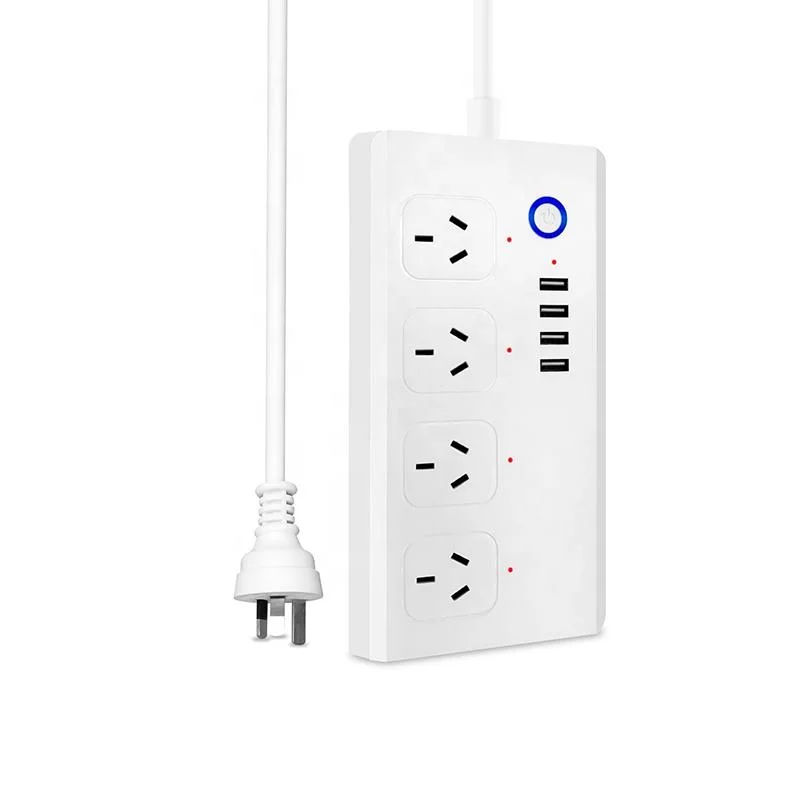 Cabo de alimentação USB da tomada 2 do interruptor Smart WiFi 4 Austrália