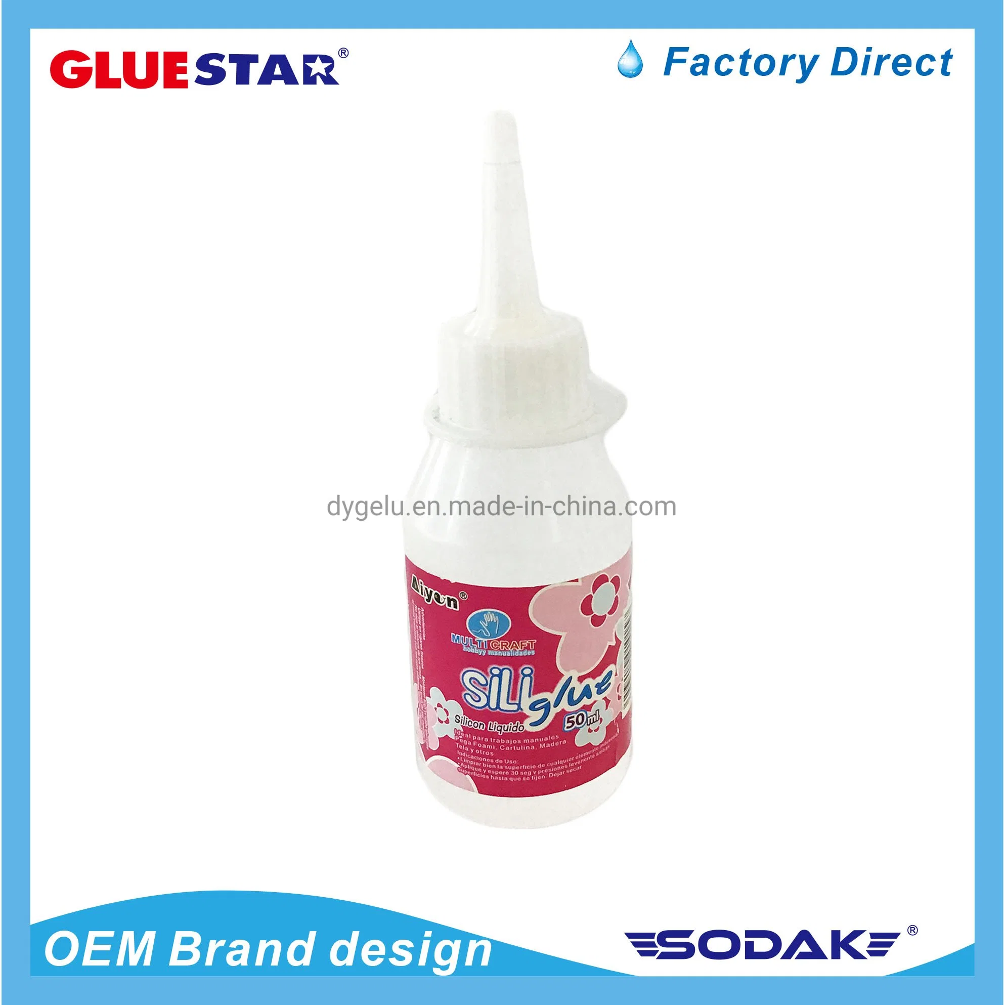 100ml Alcohol Glue Non-Woven Fabric Handmade Transparent Soft Kids DIY Photo Super Glue