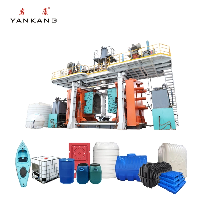 HDPE PE Plastic Tank Container Barrel Bucket Pallet Road Barrier Chemical Drum Jerry Can Extrusion Blow Blowing Molding Moulding Making Machine Machinery