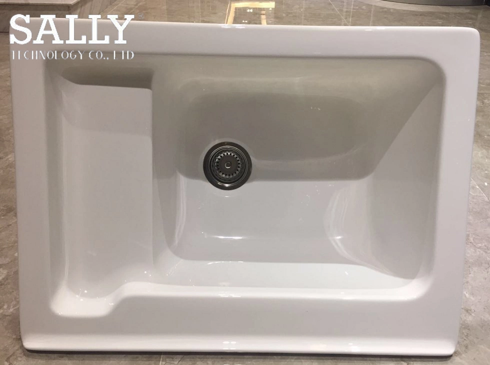 Sally Toilet Sink Shower Combo Acrylic Resin Laundry Sinks Freestanding Laundry Utility Sink Bathroom Sink Shower Drainer Waste Drain