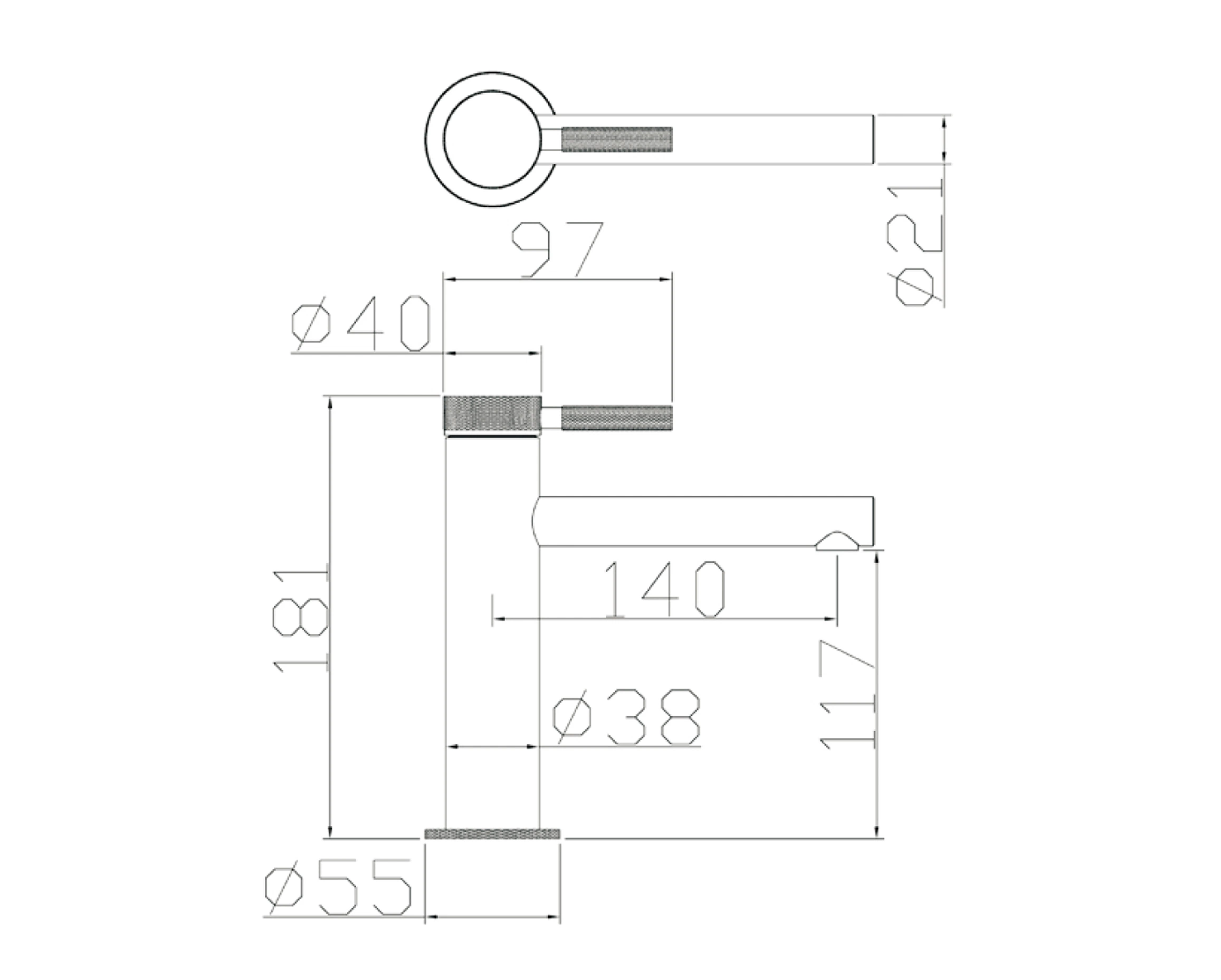 Le cuivre, trou unique navire de la Salle de Bain lavabo Faucet, bassin commercial robinet mélangeur, sans plomb en laiton solide de l'eau chaude et froide du robinet, toilettes Tall corps