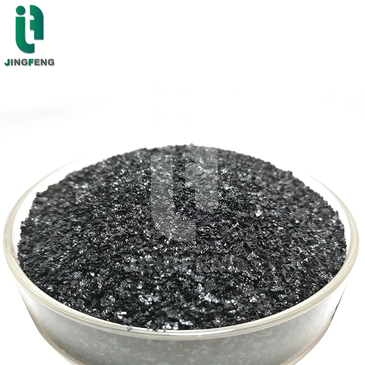 100% Water Soluble Potassium Humate Shiny Flake High Grade Leonardite Potassium Humate