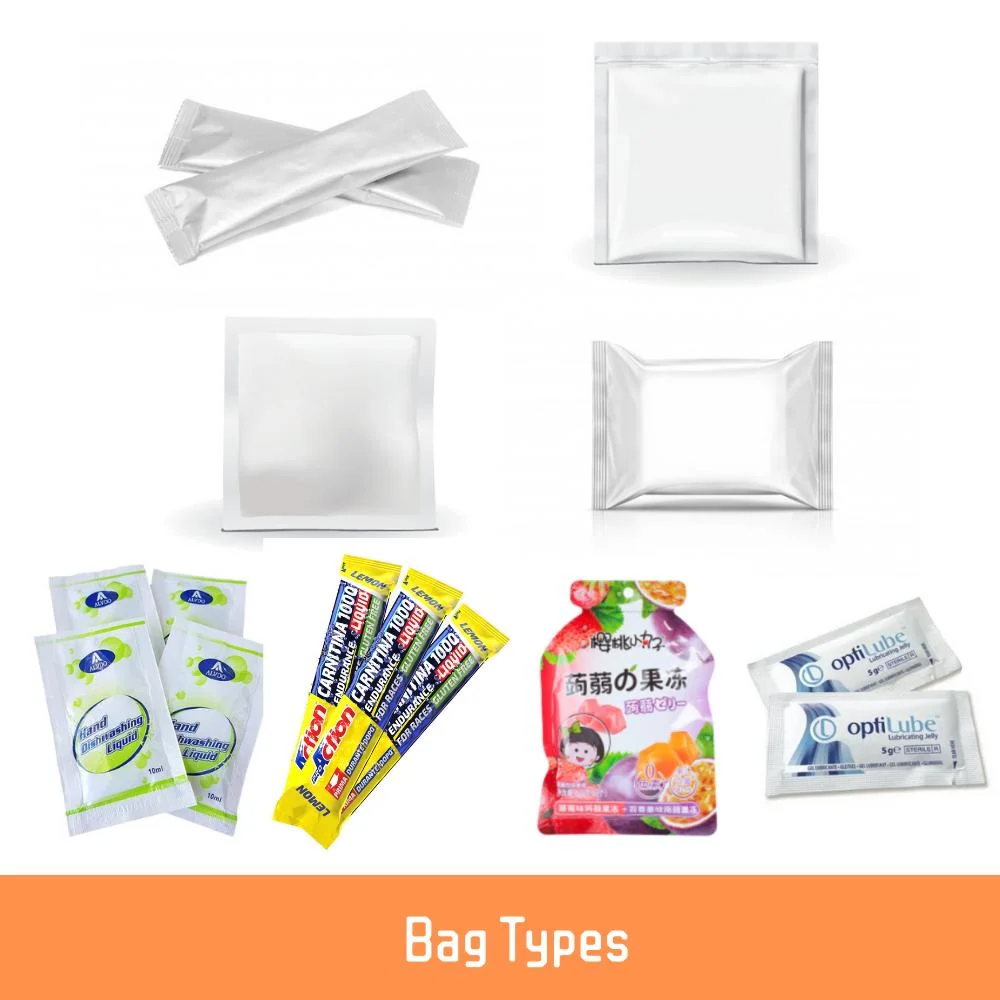 Automatic Gauze Alcohol Swab Desiccant Silica Gel Fertilizer Sachet Granule Packing Machine