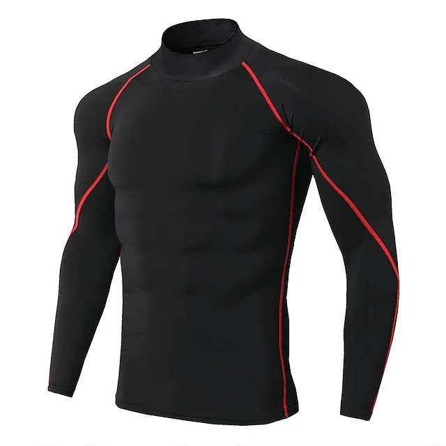 2024 Custom Workout Athletic 5% Rabatt auf Gym Compression Fashion Fitness Hemd Polyester Quick Dry Fitted Langarm Shirts für Herren