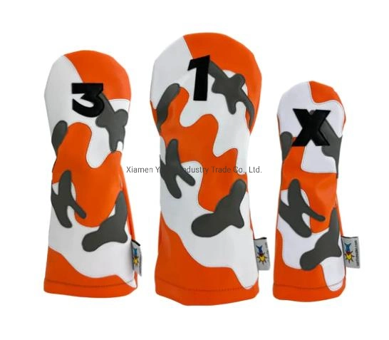 Camouflage Golf Clubs Headcover Driver Wood Fairway Golf Head Covers