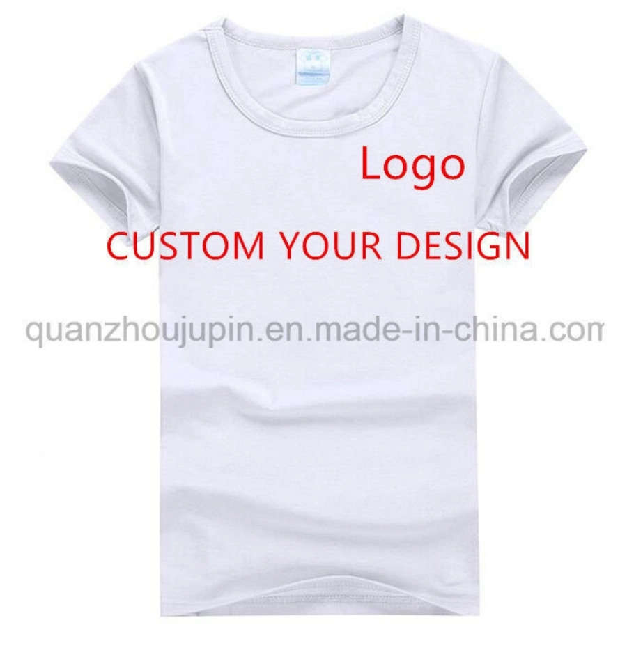 Custom logo Print – Tee-shirt à col rond pour femme avec texte publicitaire