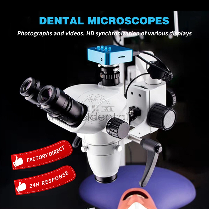 Equipamento médico microscópio cirúrgico dentário Laboratório de microscópio óptico binocular