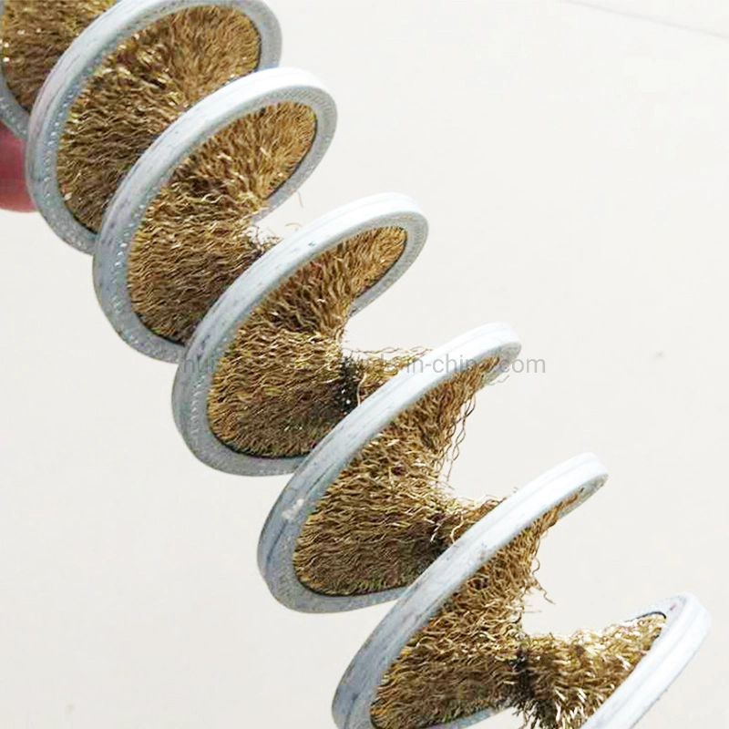 Cylindrical Brass Wire Coil Spiral Brush