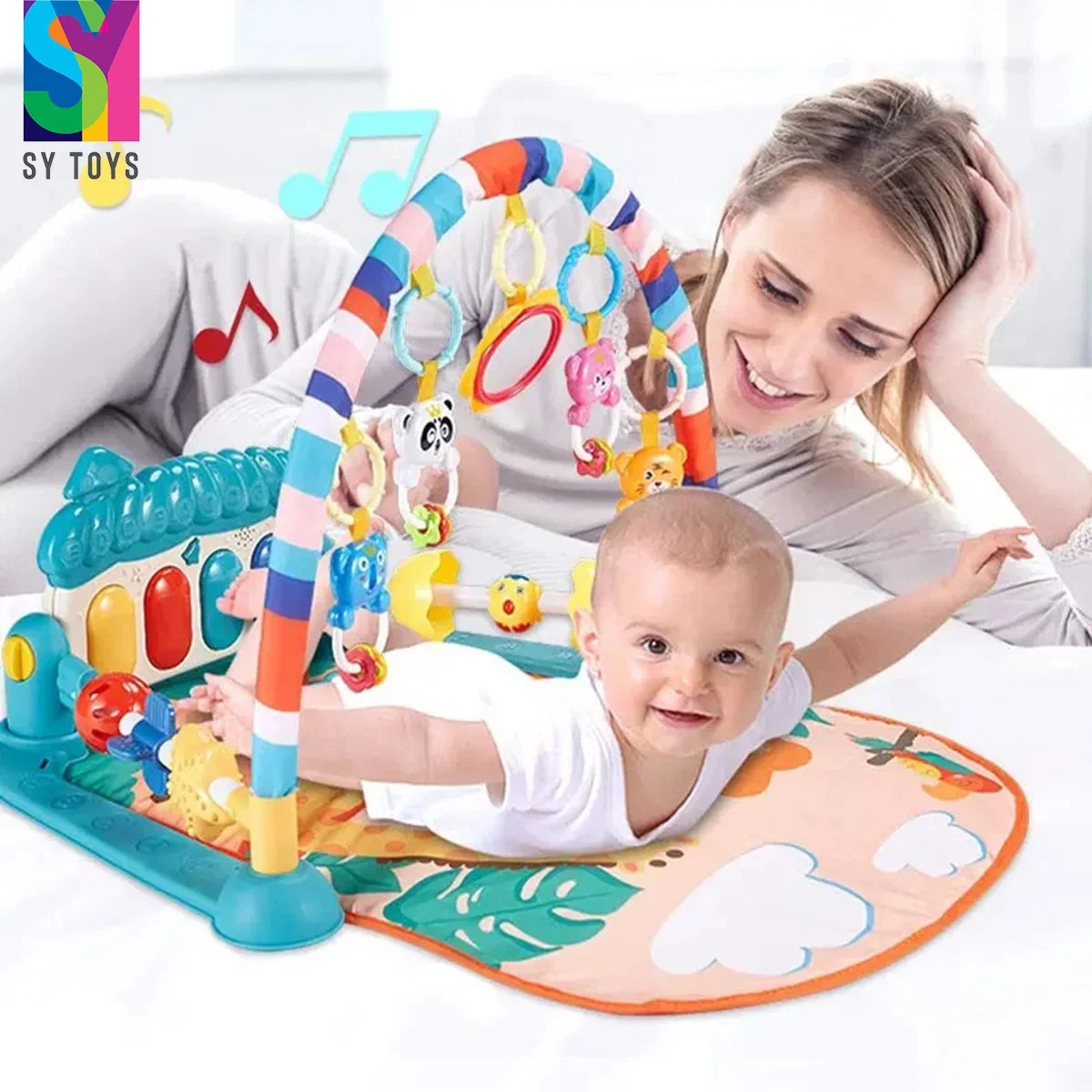 Sy Toys Fabric Baby Play Mat Manufacturer Manufacturer Baby Activ فرش للأطفال لعبة رياضية
