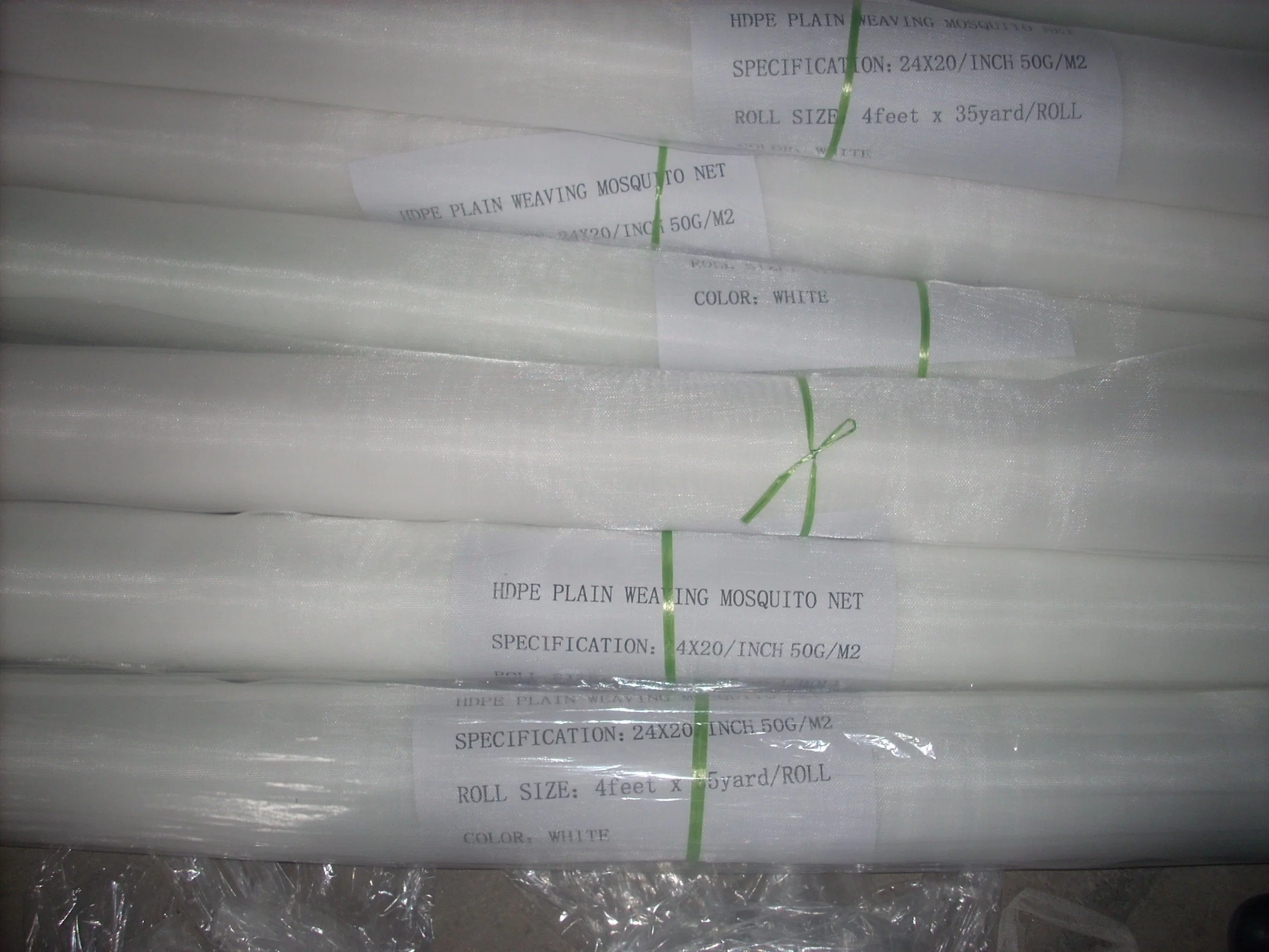 HDPE Mono Filament Yarn Anti Insect Net 24X20/Inch 50GSM