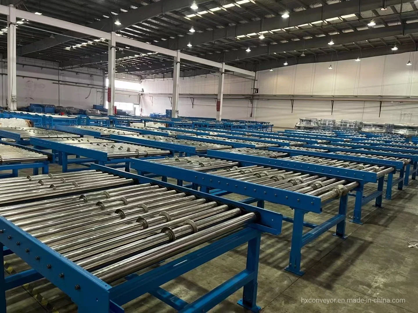 Conveyor Line Motor Driven Carbon Steel Roller Conveyor System