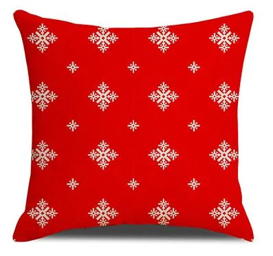 Cross Border Linen Pillowcase for Christmas, Household Products, Waist Cushion and Cushion