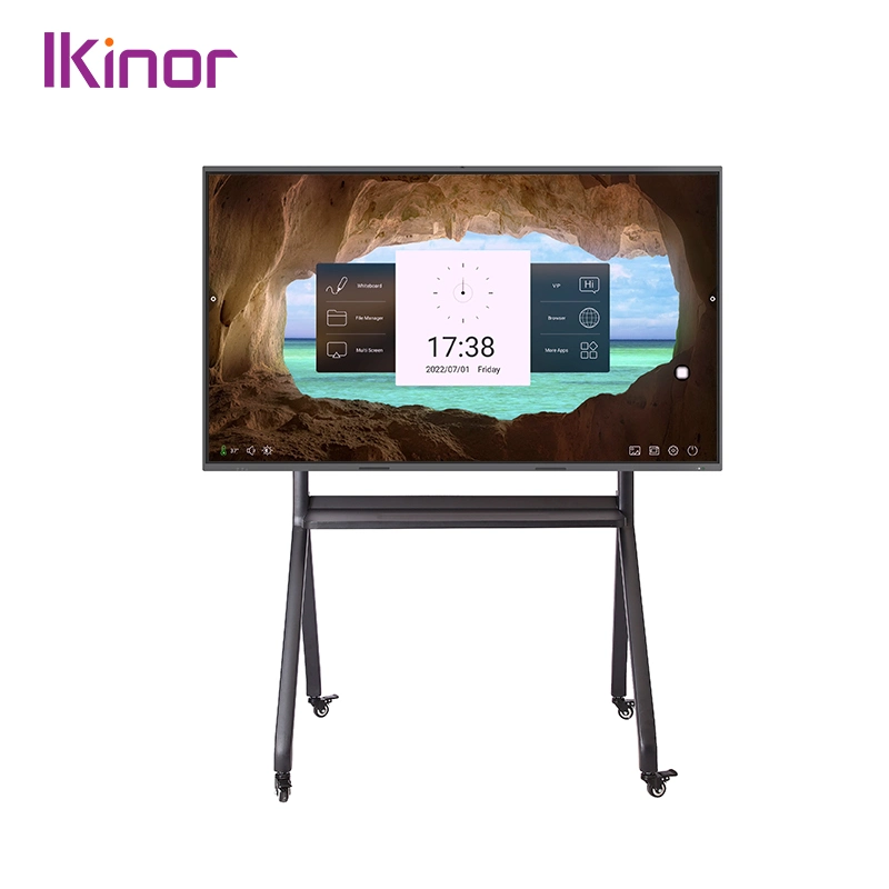 Ikinor Conference 4K UHD Android 11 Interactive Flat Panel Display for Corporate Meeting