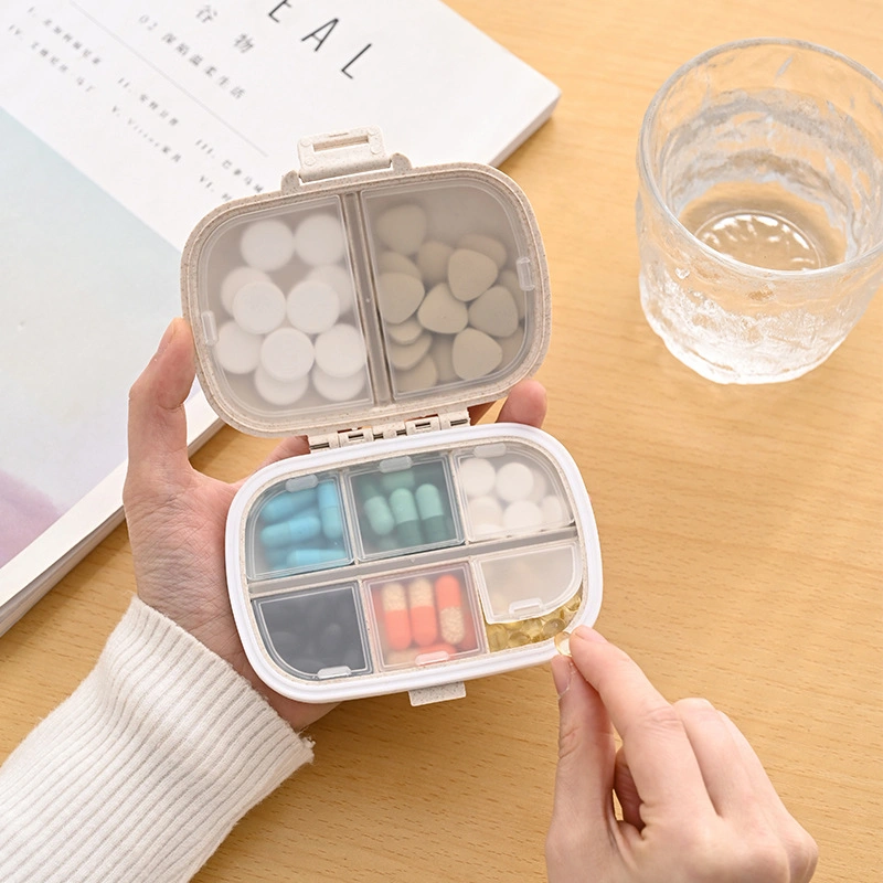7 Days Portable Promotion Gift Storage Organizer Pill Holders Travel Pill Box
