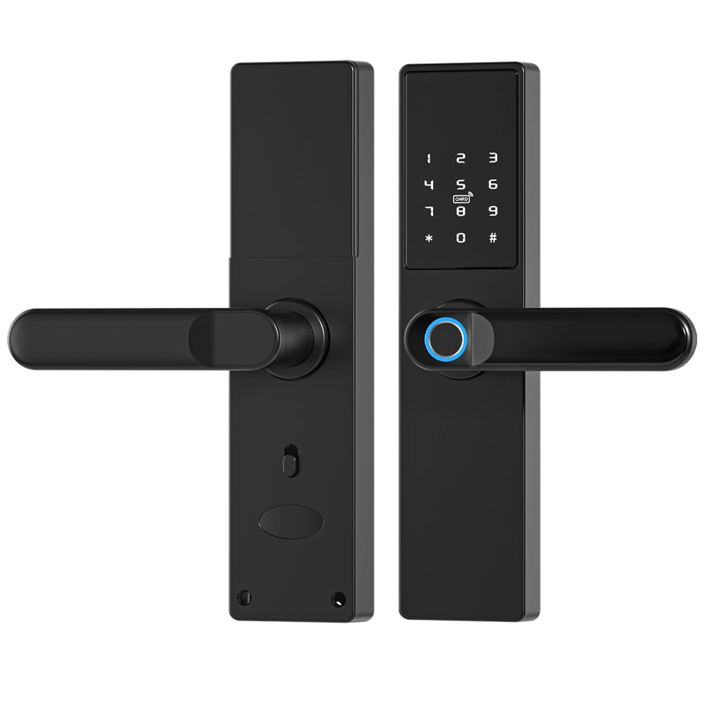 Aluminum Alloy 5050 Mortise Keyless Apartment Safe Door Smart Lock