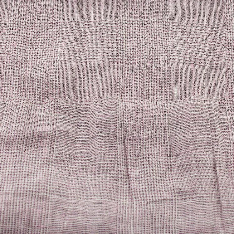 55/56" 205GSM Crepe Linen Polyester Woven Fabric for Dress