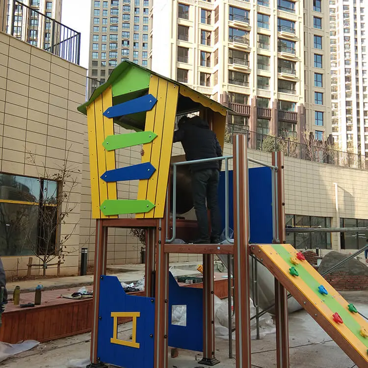 2023 Newest Fun Plastic Kids Outdoor Playground Manufacturer
