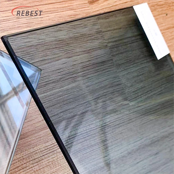 3mm-12mm Tinted Solar Reflective Float Glass with Green Blue Grey Bronze Colors Optional