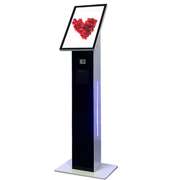 with Thermal Printer Customized Standing Self Service Touch Ticket Kiosk