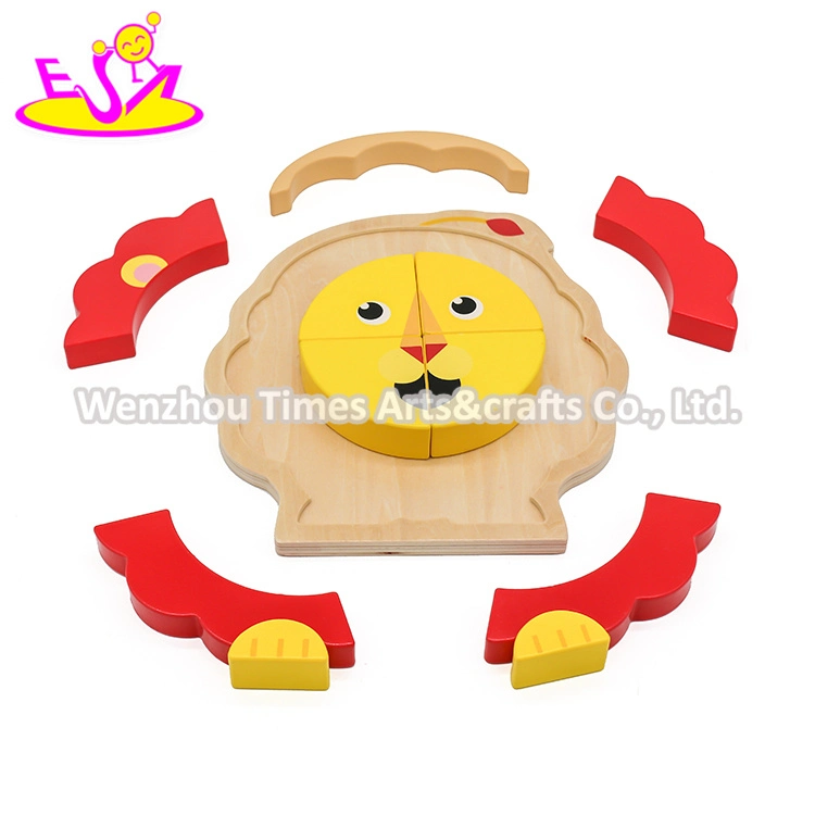 New Design 3D Wooden Animal Puzzle Toys for Babies W14D090