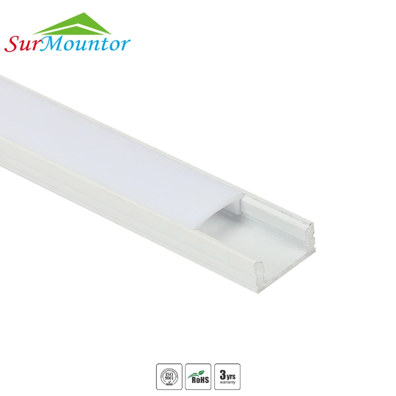 LED Aluminum Profiles Gypsum Board Is Embedded with LED Aluminum Profiles+PC Light Diffuser