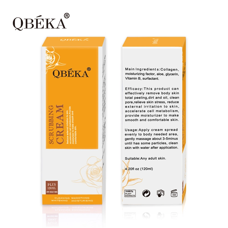 El Blanqueamiento QBEKA humectante y exfoliante corporal exfoliante Crema Facial